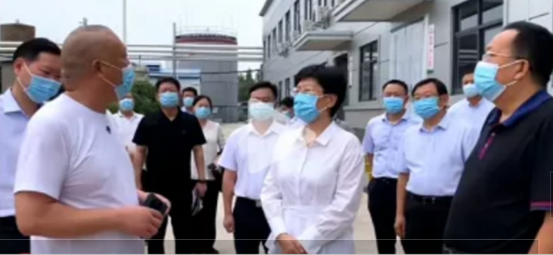 焦作市委書記葛巧紅一行蒞臨旭瑞集團參觀調研！